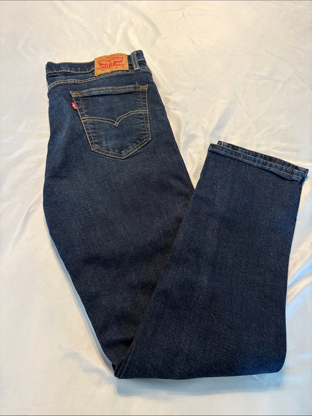 Levi's 541 W35 L36 Indigo Blue Classic Straight Jeans